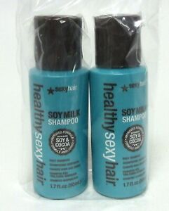 Sexy Hair - Soy Milk Shampoo - Daily Shampoo 1.7 fl oz (2-PACK)