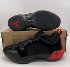 Nike Air Jordan 37 XXXVII Low Black Red Retro Sneakers DQ4122-007 Mens Size 13