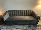 New ListingGray velet Sofa