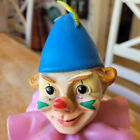 Vintage 1960's Rolly Toys Wobble Clown with ruffle, West Germany, 10in VGC+