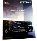 ICOM IC7300 Transceiver company Brochure color with features, and info on 7300
