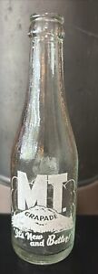 1940's MT. GRAPADE 7oz ACL SODA BOTTLE  MT. HOOD Beverage Co. Portland Or.