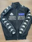 Kappa Juventus Sony Logo Soccer Track Jacket Size XL(US L) Pants Set Black USED