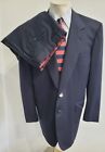 Brioni For Napoleon Suit  Men 42 Dark Blue Metal Button Wool Italy Dual Vinted
