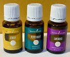 3 Young Living Essential Oils - Lemon - Peppermint - Lavender 15 ml NEW!