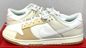 NIKE DUNK DUNK LOW SE PATCHWORK IF LOST RETURN TO OFF WHITE SZ 11 FJ5475-100