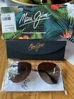 NEW UNUSED Maui Jim MAVERICKS Sunglasses HS264-16 Gold TITANIUM HCL Bronze Lens