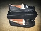 NEW BLACK size 9 coach women shoes loafers Soft Leather Slip On
