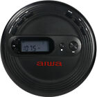 Aiwa Personal Portable CD/MP3 Player with FM Tuner, 3.5mm Earbuds,  Anti-Skip
