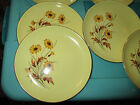 8 Taylor Smith Taylor Versatile Yellow Daisies with Gold Trim 6.25