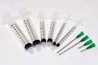 Global Syringes Large Blunt Tip Fill Needle w/Cap Chemical Liquid Lab