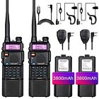 Gm5r Gmrs Radio Two Way Radio Gmrs Repeater Capable With 3800mah Battery Dual Ba