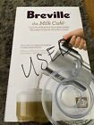 Breville Milk Cafe Automatic Milk Frother in Stainless Steel W/ Extra Lid - Used
