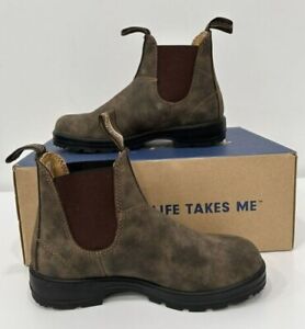 Blundstone 585 Classic Men's Chelsea Boots in Rustic Brown NEW IN BOX