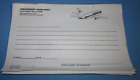 a Stack of Piedmont Airlines Customer Relations Meal Vouchers (blank)