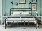 King-Bed-Frame-with-Headboard and Footboard, 18 Inch Metal Platform King-Size...