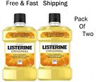 Listerine Original Antiseptic Mouthwash/Rinse for Bad Breath,Plaque 1.5 L 2 PACK