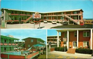 Vintage Carolina Beach, North Carolina Postcard Views of King's Motel