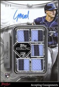2024 Topps Sterling Debuts Silver Curtis Mead RC Rookie GAME-USED PATCH AUTO 1/1