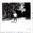 New ListingWide Hip Athletic Black Young Woman Yosemite National Park 1950s Vintage Photo