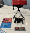 Nintendo Virtual Boy Console Bundle 2 Games, Controller, Stand Tested Works