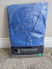 Stafford pajama set short sleeve button top with shorts blue mens L NEW