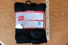 Men's 12 Pack Hanes Socks Low Cut Soft & Durable Cool Comfort