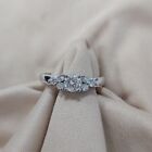 14k White Gold Round Cut Engagement Ring for Women...