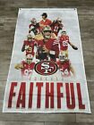 San Francisco 49ers Gold Blooded 3' x 5' Flag Banner Quest For 6 2024 Faithful