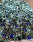 8Yards Of Korean Chiffon Fabric With Peacock Print