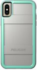 Pelican Protector iPhone Xs Case Grey Aqua Slim Dual Layer