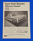 1966 FORD-LINCOLN MERCURY COMET CYCLONE GT V-8 ORIGINAL PRINT AD FREE SHIPPING