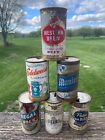 New ListingLot Of 6 Empty Flat Top Beer Cans