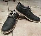 Members Only size 11 Grey casual career lace up oxford dress shoes men's