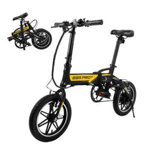 Refurbished Swagtron City Electric Bike Folding Lightweight w/ Removable Battery