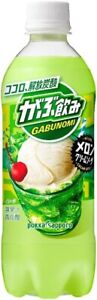 Pokka Sapporo Gabunomi Melon Cream Soda Drink 500ml x 6 PET Bottles - US Seller