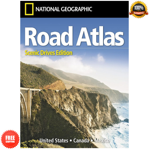 Road Atlas 2024: Scenic Drives Edition [United States, Canada, Mexico] (National