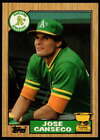 1987 Topps Tiffany #620 Jose Canseco NM-MT Athletics