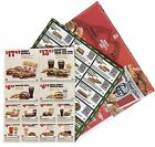 Lot of 3 Sheets - Fast Food Coupons! Subway, KFC, Burger King