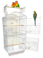 Large Open Top Bird House Breeding Cage Canary Cockatiel LoveBird Finches Budgie