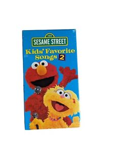 Sesame Street Kids' Favorite Songs 2 VHS Tape 2001 New, Factory Sealed