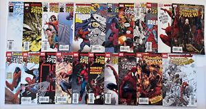 Amazing Spider-Man Lot of ** RUN from 546-567 No holes! From 2008 ASM Run Marvel
