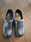 Dansko Clogs Womens Size 35 US 5 Black Leather Slip On Shoes Nursing