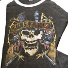 Vintage 1989 Guns N Roses Skull & Top Hat T Shirt ~Size XL w Tour Dates on Back