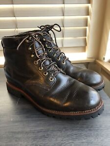 Chippewa LLBean Katahdin Iron Works boots men’s size 12 brown waterproof leather