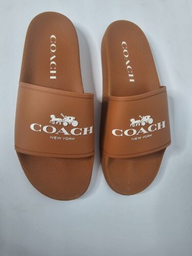 New Coach Men's Size 10 Sandals - Slide With Coach - Canyon