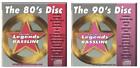 LEGENDS KARAOKE 2 CDG DISCS 80’s & 90’s BASSLINE CDS MUSIC oldies cd+g pop rock