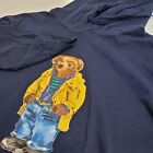 Polo Ralph Lauren, Polo Bear Hooded Long Sleeve T-Shirt, Size L