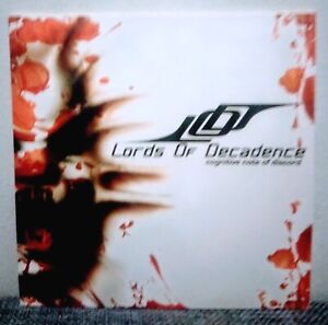 Lords Of Decadence – Cognitive Note Of Discord. Cardboard promo. BRAND NEW.