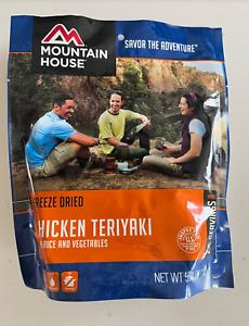 Mountain House Chicken Teriyaki with Rice & Vegetables Freeze Dried Food Pouches